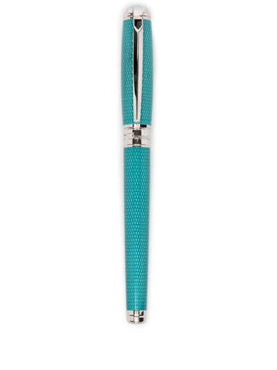 S.t. Dupont Line D Large Fountain Pen In Blau