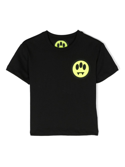 Barrow Kids' Cotton T-shirt In Black