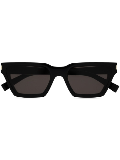 Saint Laurent Sl 633 Calista Cat-eye Sunglasses In Schwarz