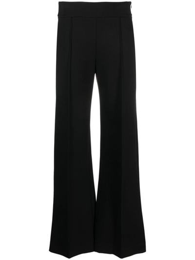 Dorothee Schumacher High-waist-hose Mit Weitem Bein In Black