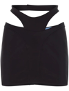 MUGLER CUT-OUT MINI SKIRT