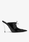 Versace Pin-point Mules, Female, Black, 39.5