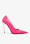 VERSACE 110 POINTED LEATHER PUMPS