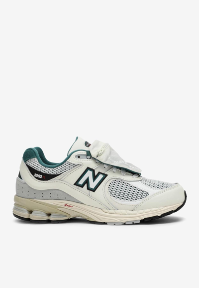 New Balance 2002r Leather And Mesh Sneakers In White