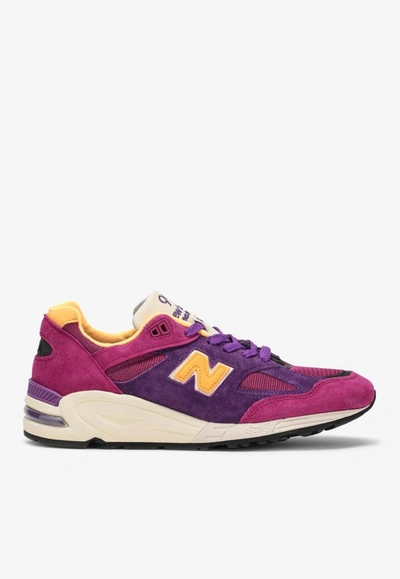 New Balance Made In Usa 990v2 Sneakers In Purple