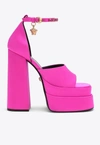 Versace Medusa Aevitas Platform Sandals In Fuchsia