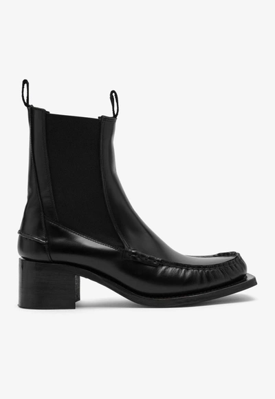 HEREU ALDA 40 ANKLE BOOTS IN CALF LEATHER