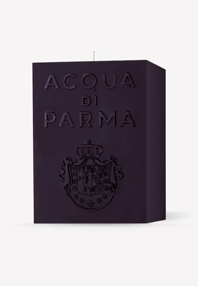 Acqua Di Parma Amber Cube Candle 1000 Grams In Black