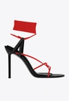 Ferragamo Strappy Stiletto Sandals In Black