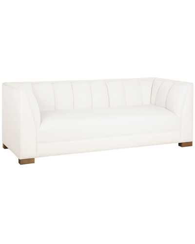 Safavieh Couture Beverly Linen Blend Sofa In White