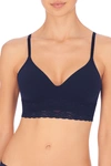 Natori Bliss Perfection Contour Soft Cup Bralette In Midnight Navy