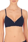 Natori Bliss Perfection Contour Underwire Soft Stretch Padded T-shirt Everyday Bra (32c) Women's In Midnight Navy