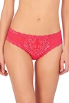 Natori Feathers Hipster Panty In Hibiscus