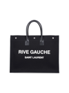 Saint Laurent 'rive Gauche' Tote Bag In Black  