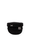Ruslan Baginskiy Embellished Brimmed Hat Showcasing Refined Craftsmanship In Black  