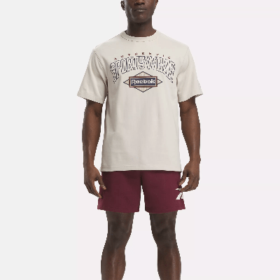 Reebok Classics Sporting Goods T-shirt In Brown