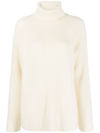 P.a.r.o.s.h Roll-neck Waffle-knit Jumper In Neutrals