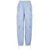 DION LEE SNAP COTTON-BLEND CARGO TROUSERS