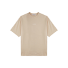 Acne Studios Logo Cotton Jersey T-shirt In Beige