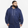 Nike Men's Solo Swoosh Full-zip Hoodie In Blue