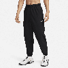 Nike Casual Sports Logo Solid Color Bundle Feet Pants Black