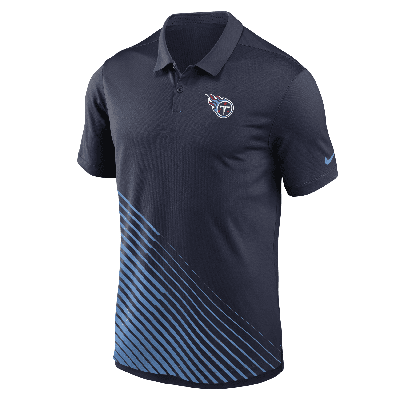 Nike Men's Dri-fit Yard Line (nfl Tennessee Titans) Polo In Blue