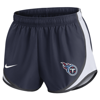 Nike Women's Dri-fit Tempo (nfl Tennessee Titans) Shorts In Blue