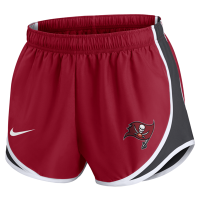 Nike Women's Dri-fit Tempo (nfl Tampa Bay Buccaneers) Shorts In Red