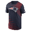 Nike Men's Yard Line (nfl New England Patriots) T-shirt In Blue