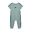 Nike E1d1 Footless Coverall Baby Coverall In Blue