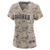 Nike Juan Soto San Diego Padres Usmc  Women's Mlb Replica Jersey In Brown