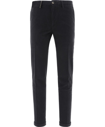 Re-hash Mucha Rehash Trousers In Stretch Cotton In Charcoal