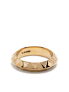Harwell Godfrey 18kt Yellow Gold Knife Edge Band Ring In Gold