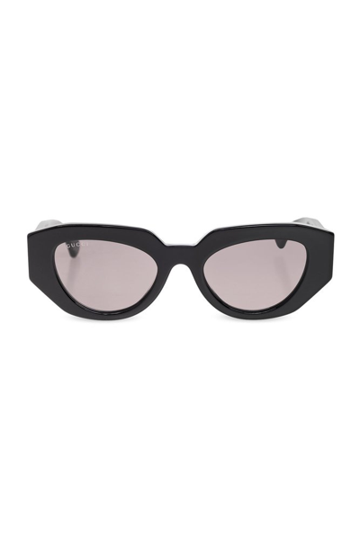 Gucci Eyewear Cat In Black