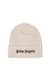 PALM ANGELS PALM ANGELS LOGO EMBROIDERED KNIT BEANIE