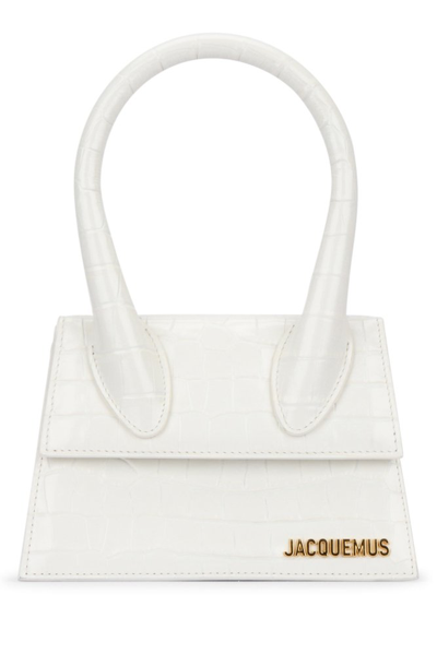 Jacquemus Le Chiquito Moyen Tote Bag In White