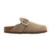 Flattered Cara Suede Slippers In Sand_suede