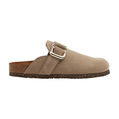 Flattered Cara Suede Slippers In Neutral