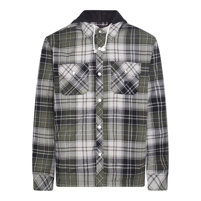 Acne Studios Plaid Button In Multi