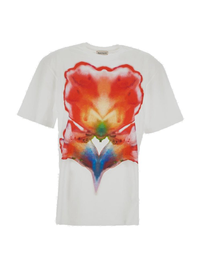Alexander Mcqueen T-shirt In Solarised Flower