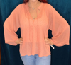 Bishop + Young Femme Blouse In Marigold In Gold