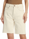 Rag & Bone Vintage Bermuda Shorts In Ecru In White