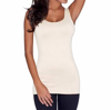 A'NUE MIAMI THE THIN STRAP TANK IN WHITE