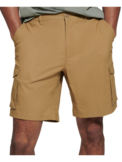 Bass Outdoor Mens Wicking 9" Inseam Cargo Shorts In Brown