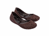 MELISSA Campana Flow Flats In Brown Glitter