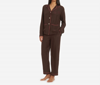 THE SLEEP CODE AYLA WASHABLE SILK PJ SET IN TREE