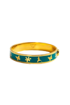Johnny Was Garden Hinged Bracelet In Turquoise In Blue