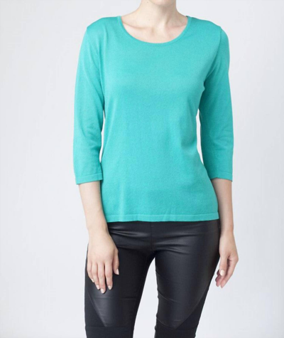 Angel Scoop-neck Top In Mint In Green