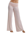 PJ HARLOW JORDAN FOLD OVER KNIT PANT IN BLUSH