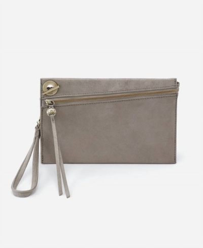 Hobo Link Wristlet In Titanium In Multi